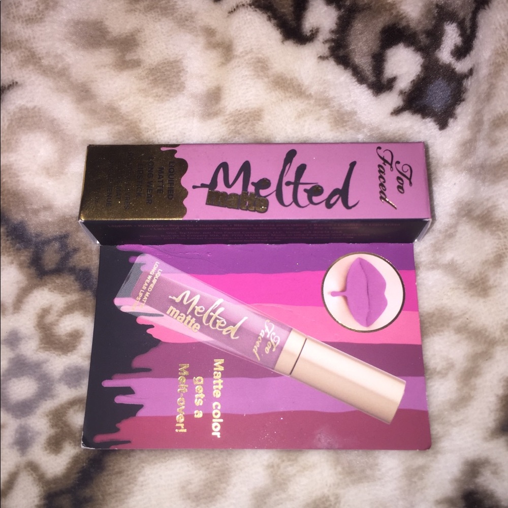 Melted lipstick